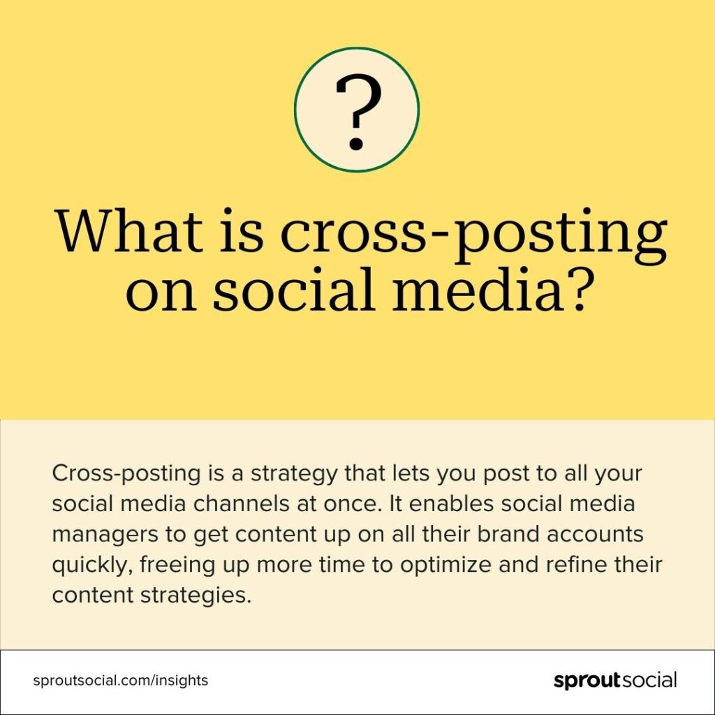 Post to all social media at once using Sprout Social
